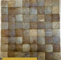 Кокосовая мозаика DTM -003 - размер 352Х352мм