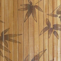 Бамбуковые обои коричневые  Листья бамбука, ламель 8мм, шир.0,9 м