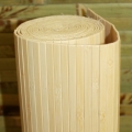 Бамбуковые обои лак. ламель 12мм, цвет натур., шир.1,5м