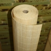 Бамбуковое полотно с нитью ламели 4,8мм натур,шир.0,9м
