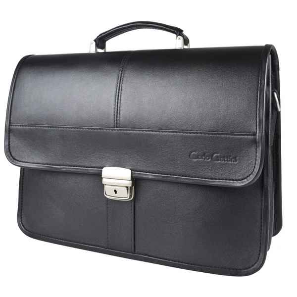 Кожаный портфель Carlo Gattini Monterado black
