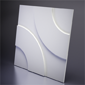 3D гипсовая панель Hoop