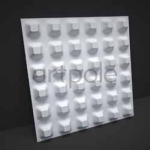 3D гипсовая панель Structure