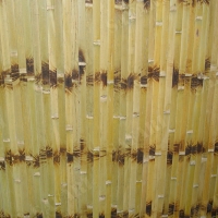 Бамбуковые обои, ламель 17мм, кардиограмма, шир.2,5м