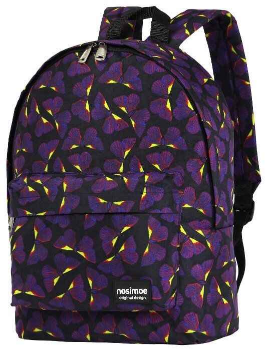 Рюкзак NOSIMOE 010-02D Фиолет-желт.бабочки
