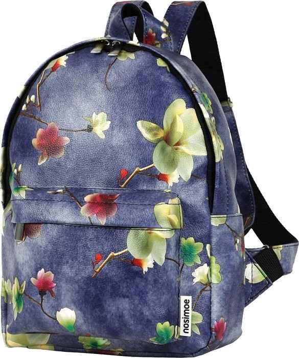 Рюкзак NOSIMOE 8304-01 Цветы-синий