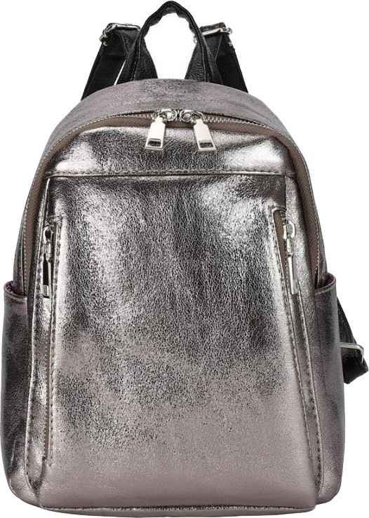 Рюкзак OrsOro DW-958 Чернёное серебро металлик