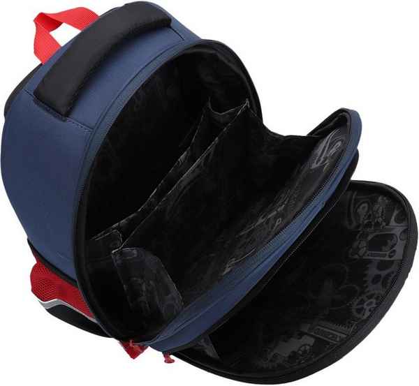 Рюкзак школьный Grizzly RAz-087-1n Тёмно-синий/Чёрный