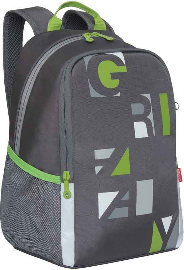 Рюкзак школьный Grizzly RB-051-3 Серый