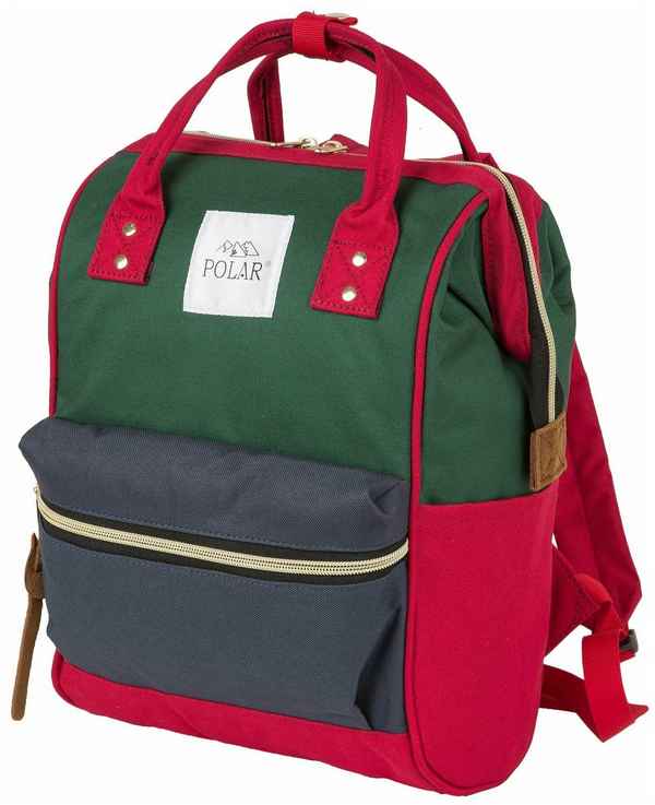 Рюкзак-сумка Polar 17198 зеленый/красный/синий
