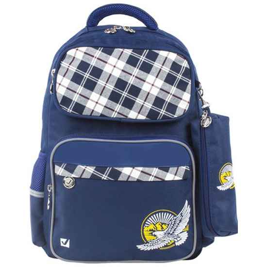 Школьный рюкзак BRAUBERG с пеналом Орел