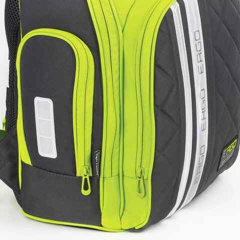 Школьный рюкзак TIGER FAMILY (ТАЙГЕР) TGRW-006A Серый/Зеленый