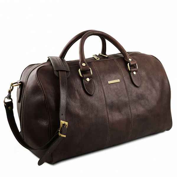 Дорожная сумка Tuscany Leather Lisbona (даффл большой размер) Черный