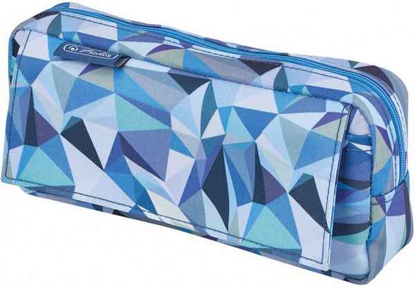 Пенал-косметичка Herlitz 1 боковой карман Blue