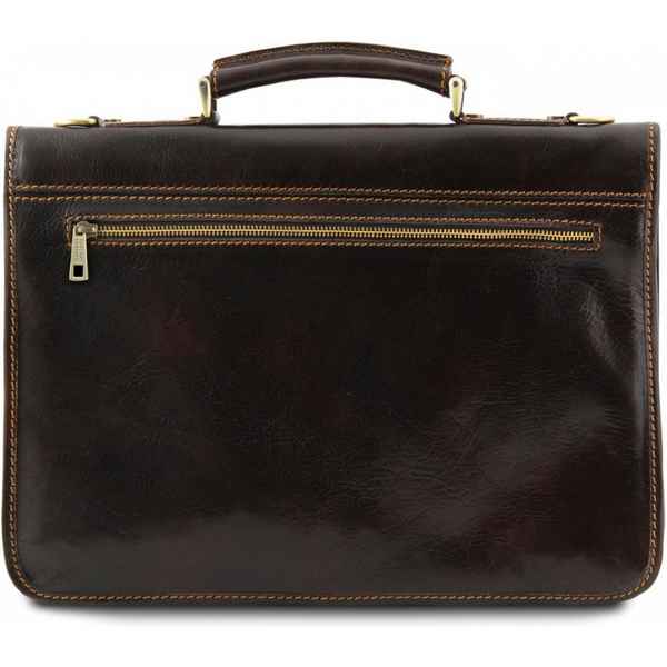 Портфель Tuscany Leather TORINO Темно-коричневый