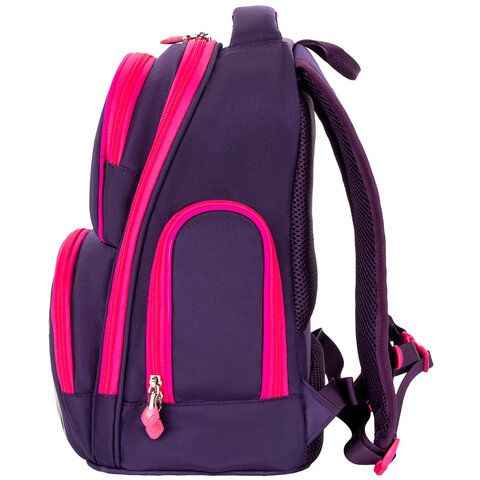 Рюкзак BRAUBERG CLASSIC Premium Graceful cat фиолетовый