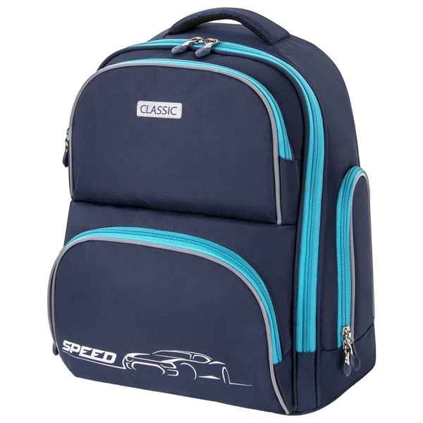 Рюкзак BRAUBERG CLASSIC Premium Speed синий