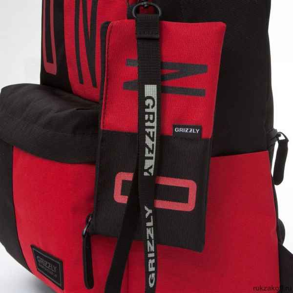 Рюкзак Grizzly RQL-117-2 черный - красный