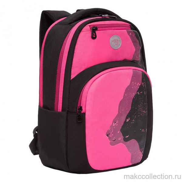 Рюкзак Grizzly RX-114-2 черный - розовый