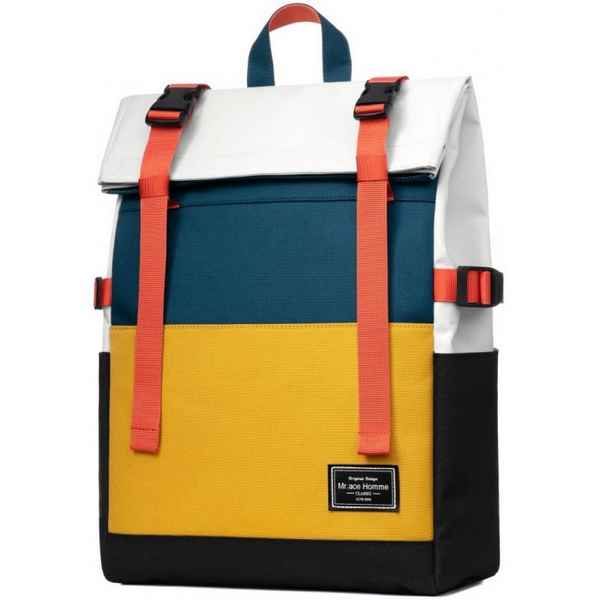 Рюкзак Mr. Ace Homme MR20B1883B01 Тёмно-синий/Белый/Жёлтый/Чёрный
