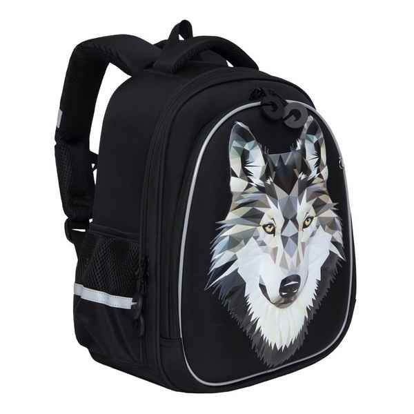 Рюкзак школьный Grizzly RAz-087-3n Чёрный