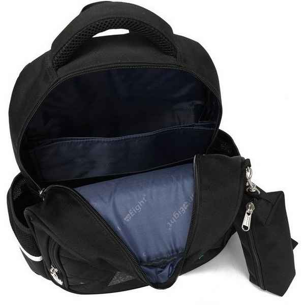 Рюкзак школьный в комплекте с пеналом Sun eight SE-2735 Чёрный