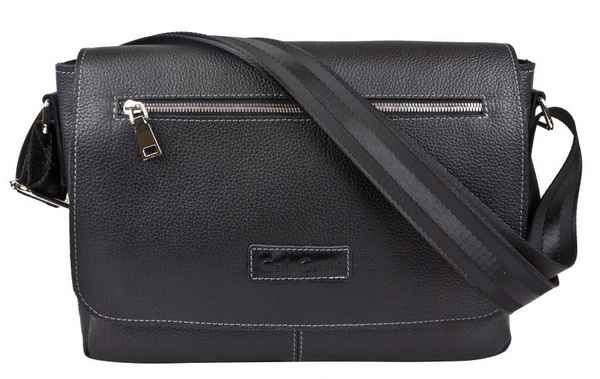 Кожаная мужская сумка Carlo Gattini Caltrano black