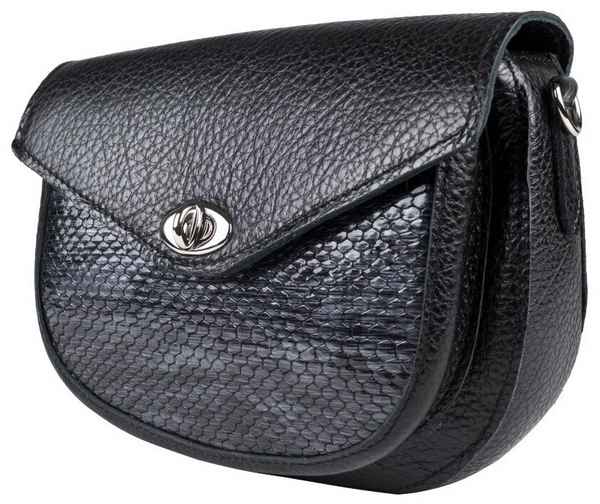 Кожаная женская сумка Carlo Gattini Azaria black