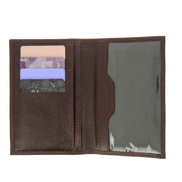 Обложка для паспорта Versado 066-1 relief brown