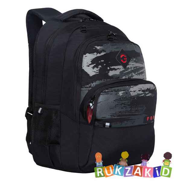 Рюкзак GRIZZLY RU-230-7 черный - серый