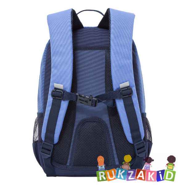 Рюкзак школьный GRIZZLY RG-264-2 синий - джинс