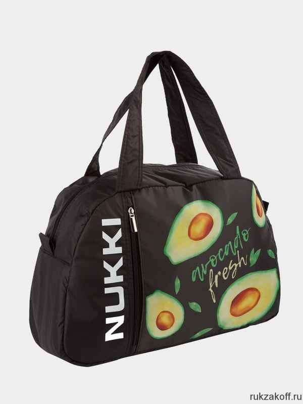 Спортивная сумка Nukki NUK-SP-01 черный авокадо