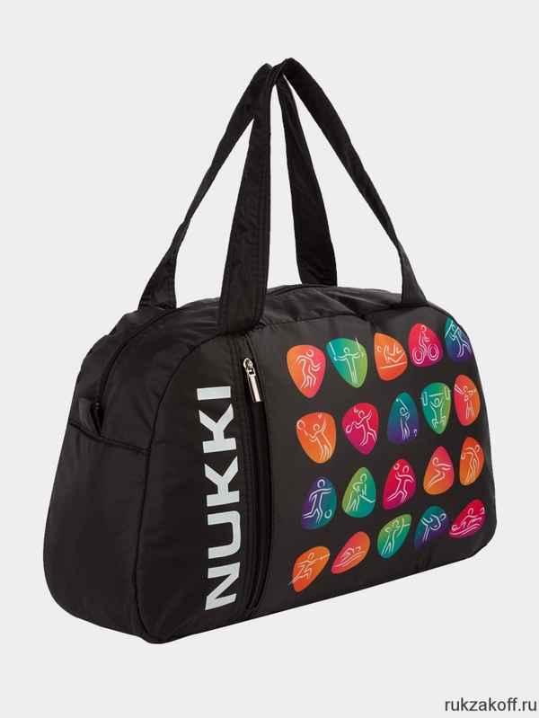 Спортивная сумка Nukki NUK-SP-02 черный спорт