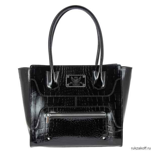 Женская сумка Versado B428 black croco